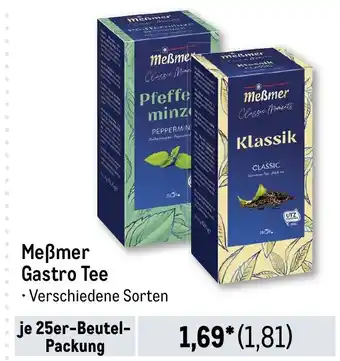 METRO Meẞmer Gastro Tee Angebot