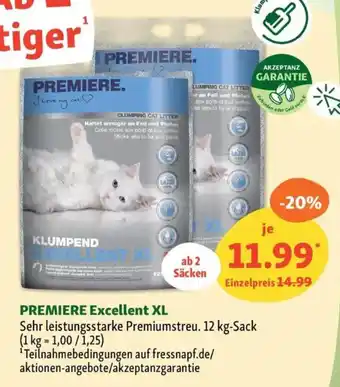 Fressnapf PREMIERE Excellent XL Angebot