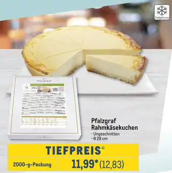 METRO Pfalzgraf rahmkäsekuchen Angebot