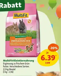 Fressnapf Multifit kleintiernahrung Angebot