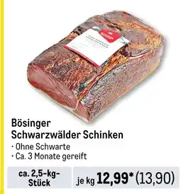 METRO Bösinger schwarzwälder schinken Angebot