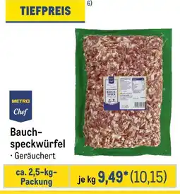 METRO Metro chef bauchspeckwürfel Angebot