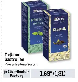 METRO Meßmer gastro tee Angebot