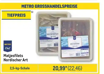 METRO Metro chef matjesfilets nordischer art Angebot