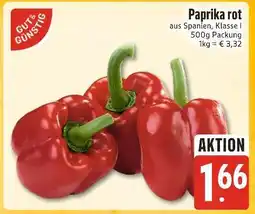 Edeka Xpress Gut & günstig paprika rot Angebot