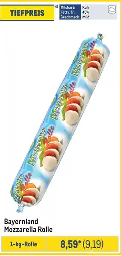 METRO Metro bayernland mozzarella rolle Angebot