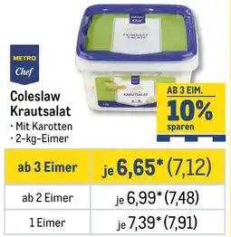 METRO Metro chef coleslaw krautsalat Angebot