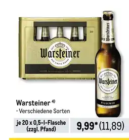 METRO Warsteiner Angebot