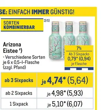 METRO Arizona eistee Angebot