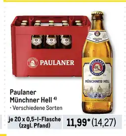 METRO Paulaner münchner hell Angebot