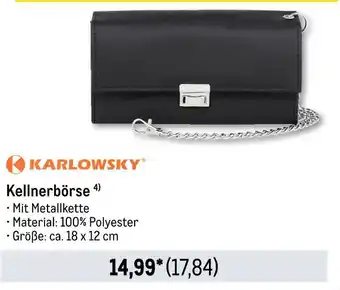 METRO Karlowsky kellnerbörse Angebot