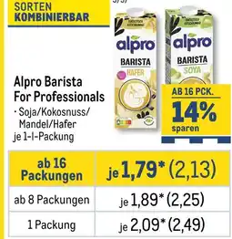 METRO Alpro barista for professionals Angebot