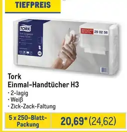 METRO Tork einmal-handtücher h3 Angebot