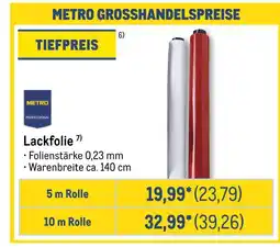 METRO Lackfolie Angebot