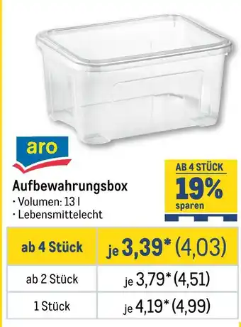 METRO Aro aufbewahrungsbox Angebot