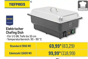 METRO Elektrischer chafing dish Angebot