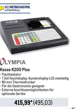 METRO Olympia kasse k200 plus Angebot