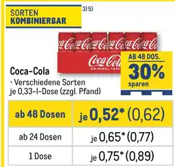 METRO Coca-Cola Angebot