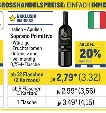 METRO Soprano primitivo Angebot