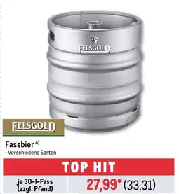 METRO Felsgold fassbier Angebot