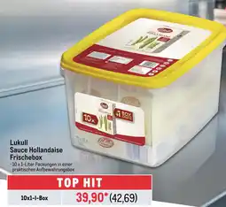 METRO Lukull sauce hollandaise frischebox Angebot