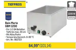 METRO Metro professional bain marie gbm 1200 Angebot