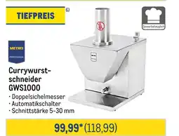 METRO Metro professional currywurstschneider Angebot