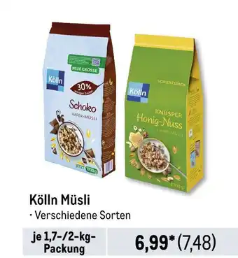 METRO Kölln müsli Angebot