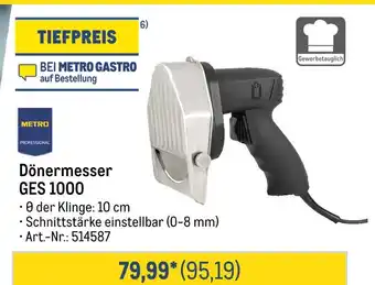 METRO Metro professional dönermesser ges 1000 Angebot