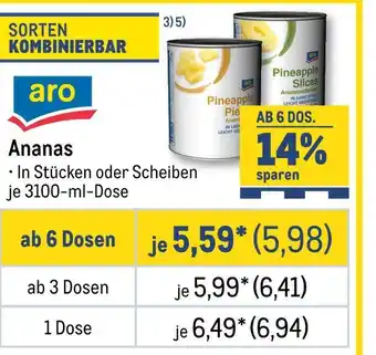 METRO Ananas Angebot