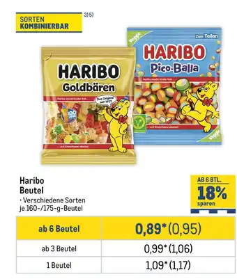 METRO Haribo fruchtgummi beutel Angebot