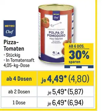 METRO Metro chef pizza-tomaten Angebot