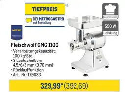 METRO Fleischwolf gmg 1100 Angebot