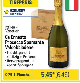 METRO Ca ernesto prosecco spumante valdobbiadene Angebot