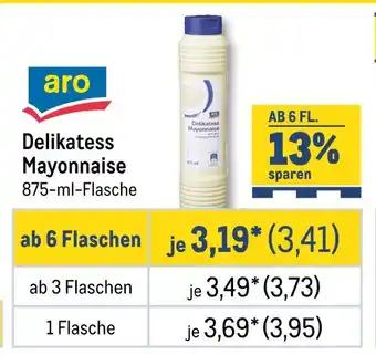 METRO Aro delikatess mayonnaise Angebot