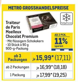 METRO Traiteur de paris moelleux chocolat premium Angebot