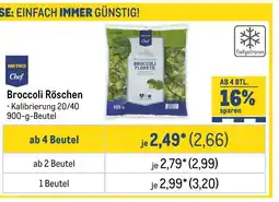 METRO Metro chef broccoli röschen Angebot