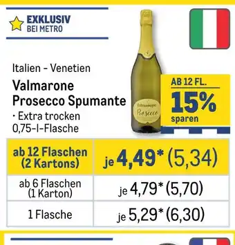 METRO Valmarone prosecco spumante Angebot