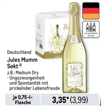 METRO Jules mumm sekt Angebot