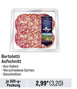 METRO Bortolotti aufschnitt Angebot