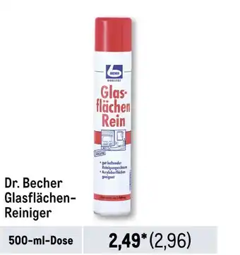 METRO Dr. becher glasflächen-reiniger Angebot