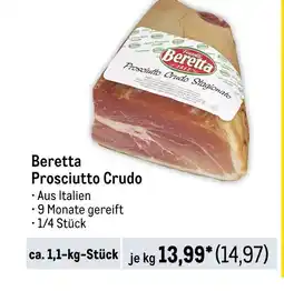 METRO Beretta prosciutto crudo Angebot