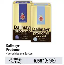 METRO Dallmayr prodomo kaffee Angebot