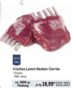 METRO Metro chef irisches lamm nacken-carrée Angebot