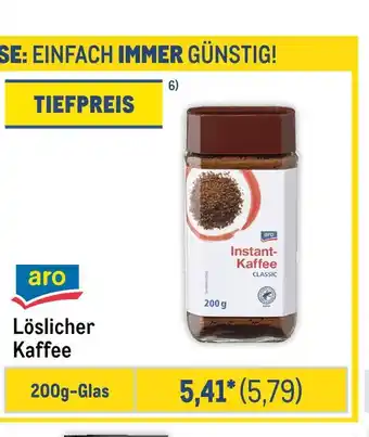 METRO Aro löslicher kaffee Angebot