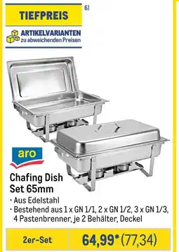 METRO Aro chafing dish set 65mm Angebot