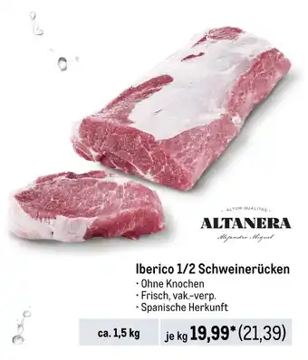 METRO Iberico 1/2 schweinerücken Angebot