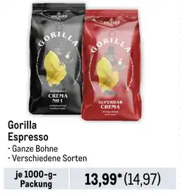 METRO Gorilla espresso Angebot