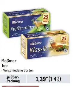 METRO Meßmer tee Angebot