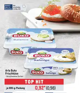 METRO Arla buko frischkäse Angebot